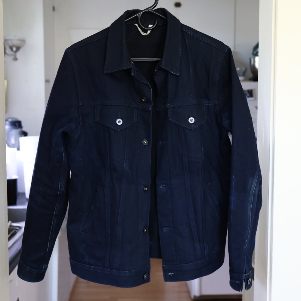 3sixteen Type 3 14oz Denim Truckers jacket Shadow Selvedge size large